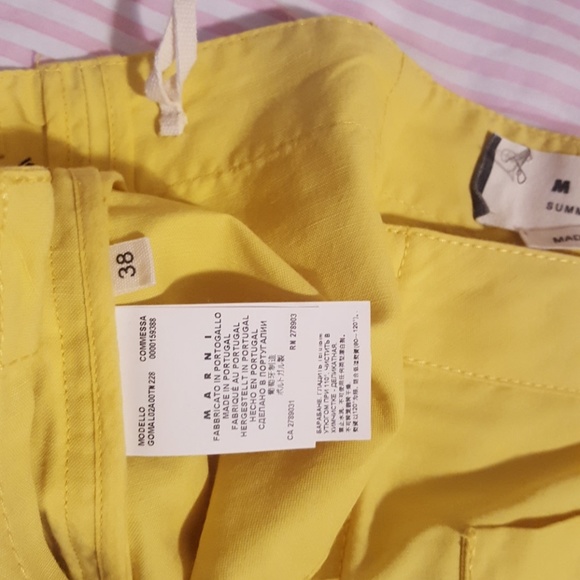 Marni bright yellow Bermuda shorts - Picture 5 of 5